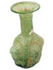 ANCIENT ROMAN GLASS VASE WITH RELIEF FACE IMAGES PIC-6