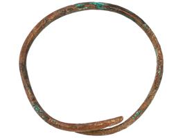 GROUP OF ANCIENT BRONZE WRAP AND OPEN BANGLE BRACELETS