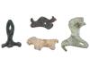 ANCIENT LEAD AND BRONZE ZOOMORPHIC FIGURINES AMULETS PIC-2