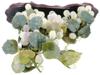 CHINESE HAND CARVED JADE GRAPE BRANCH SCULPTURE PIC-4