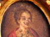 ANTIQUE EUROPEAN MINIATURE PAINTING  ST CATHERINE PIC-7