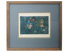 FRENCH LITHOGRAPH CIRCUS ONE PLATE BY MARC CHAGALL