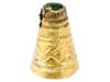 ANCIENT ROMAN GOLD ENGRAVED EARRING CONE SHAPED PIC-2