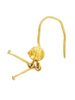 ANCIENT GOLD DANGLE EARRING WITH HOOK AND TWO STICKS