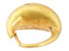 ANCIENT GREEK GOLD EARRING IN THE SHAPE OF A BOAT PIC-3