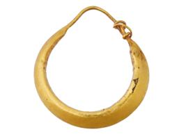 ANCIENT ROMAN EMPIRE LOOP TYPE GOLD EARRING