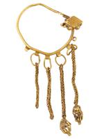 ANCIENT ARCHAEOLOGICAL ROMAN GOLD HOOP TYPE EARRING