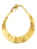 ANCIENT ROMAN EMPIRE CRESCENT SHAPED GOLD EARRING PIC-0