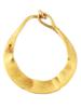 ANCIENT ROMAN EMPIRE CRESCENT SHAPED GOLD EARRING PIC-1