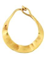 ANCIENT ROMAN EMPIRE CRESCENT SHAPED GOLD EARRING