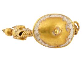 ANCIENT ARCHAEOLOGICAL GOLD EARRING