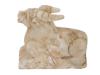 ANCIENT HAND CARVED MARBLE BULL FIGURE C 1000 BCE PIC-3