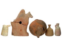 ANCIENT ROMAN EMPIRE MARBLE AND TERRACOTTA ARTIFACTS