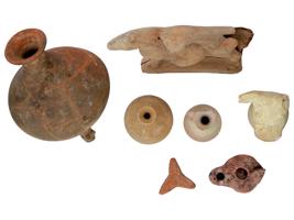 ANCIENT ROMAN EMPIRE MARBLE AND TERRACOTTA ARTIFACTS