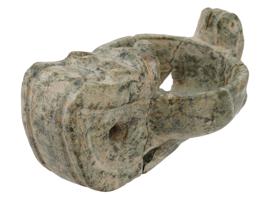 ANCIENT CARVED GRANITE CEREMONIAL BOWL SCULPTURE