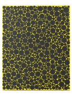 ATTR TO YAYOI KUSAMA JAPANESE DOTS ACRYLIC PAINTING