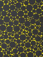 ATTR TO YAYOI KUSAMA JAPANESE DOTS ACRYLIC PAINTING