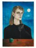 ATTR TO GERTRUDE ABERCROMBIE PORTRAIT OIL PAINTING PIC-0