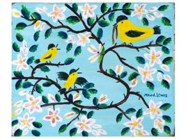 CANADIAN BIRD PAINTING AFTER MAUD KATHLEEN LEWIS