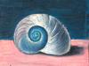 ATTR TO GERTRUDE ABERCROMBIE SHELL OIL PAINTING PIC-1