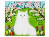 CANADIAN FOLK ART CAT OIL PAINTING BY MAUD LEWIS PIC-0