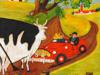 CANADIAN FOLK ART COW OIL PAINTING BY MAUD LEWIS PIC-1