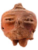 ANCIENT 1ST MILLENNIUM AD MESOAMERICAN POTTERY HEAD