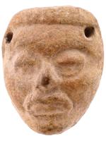 ANCIENT 1ST MILLENNIUM AD MESOAMERICAN POTTERY HEAD