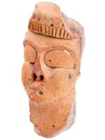 ANCIENT 1ST MILLENNIUM AD MESOAMERICAN POTTERY HEAD