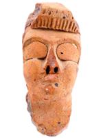 ANCIENT 1ST MILLENNIUM AD MESOAMERICAN POTTERY HEAD