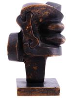 CANADIAN BRUTALIST BRONZE SCULPTURE BY SOREL ETROG