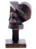 CANADIAN BRUTALIST BRONZE SCULPTURE BY SOREL ETROG PIC-3