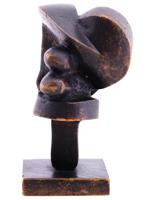 CANADIAN BRUTALIST BRONZE SCULPTURE BY SOREL ETROG