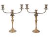 AMERICAN GORHAM WEIGHTED STERLING SILVER CANDELABRAS PIC-1