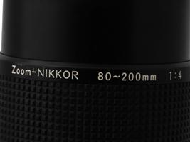 NIKON ZOOM NIKKOR 80 200MM TELEPHOTO CAMERA LENS