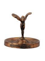 VINTAGE ROLLS ROYCE SPIRIT OF ECSTASY BRASS ASHTRAY