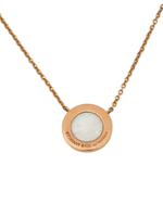 TIFFANY T 18K GOLD DIAMONDS MOTHER OF PEARL NECKLACE