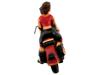 VINTAGE RESIN SCULPTURE MAN AND WOMAN ON A MOTORCYCLE PIC-3