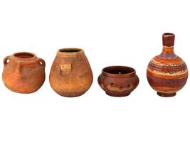 PRE COLUMBIAN TERRACOTTA ARTIFACTS POTS AND A JUG