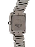 CARTIER TANK FRANCAISE STAINLESS STEEL WRISTWATCH