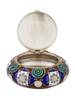 RUSSIAN SILVER CLOISONNE ENAMEL PILL BOX PIC-4