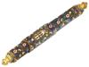 RUSSIAN JUDAICA SILVER CLOISONNE ENAMEL MEZUZAH PIC-0