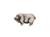 RUSSIAN 84 SILVER PIG FIGURINE WITH RUBY EYES PIC-2