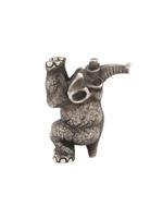 RUSSIAN 84 SILVER ELEPHANT FIGURE WITH RUBY EYES