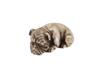 RUSSIAN SILVER RUBY FIGURINE OF A BULLDOG PIC-0