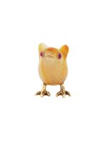 RUSSIAN CARVED AGATE RUBY EYES FIGURINE OF CHICK