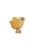 RUSSIAN CARVED AGATE RUBY EYES FIGURINE OF CHICK PIC-4