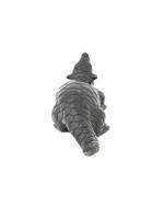 RUSSIAN CARVED JADE RUBY EYES ARMADILLO FIGURINE