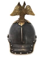 RUSSIAN SILVER IMPERIAL GUARD HELMET STIRRUP CUP