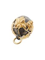 RUSSIAN 84 GILT SILVER GRAPE VINES EGG PENDANT